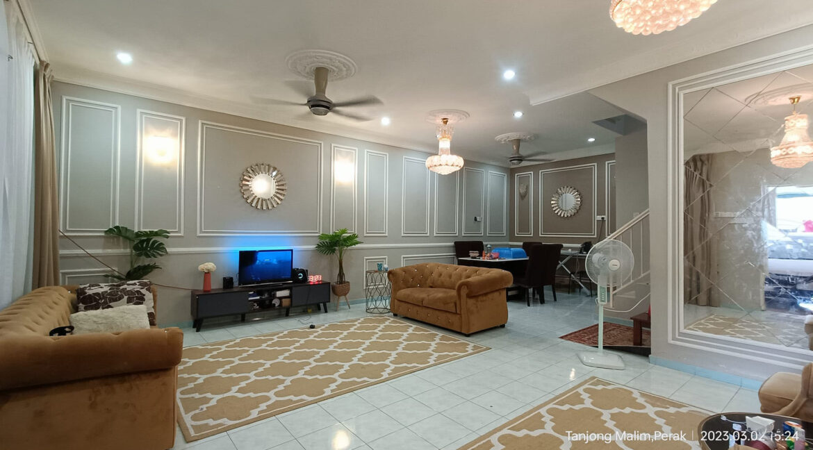 Teres untuk dijual di Taman Bernam Baru, Tanjong Malim, Perak.