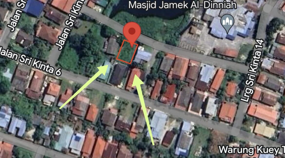 Tanah Lot untuk dijual di RPT Sri Kinta, Perak.