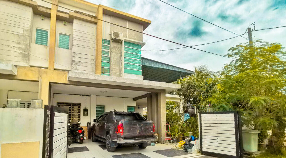 Cluster 2 Tingkat Semi-D untuk dijual di Taman Putra Pertama, Bercham, Ipoh.