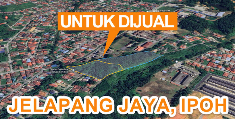 2 LOT TANAH PERTANIAN UNTUK DIJUAL DI JELAPANG JAYA, IPOH