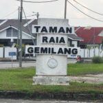 Rumah Teres Setingkat untuk dijual di Taman Raia Gemilang