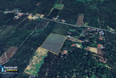 Tanah Sawit Hasil Stabil untuk dijual di Sungai Dendeng, Selama