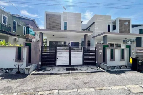 Rumah Semi-D Berkembar 2 Tingkat untuk dijual di Taman Murni Jaya, Sitiawan