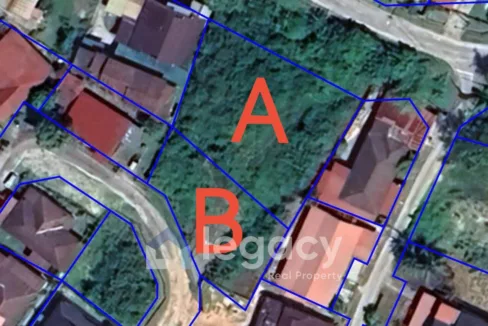 Dua Tanah Lot (Depan Belakang Bersambung) Untuk Dijual Di Jalan Datok, Kampung Manjoi Tambahan, Ipoh, Perak