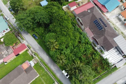 Tanah Lot Banglo Untuk Dijual Di Kampung Tengku Hussein, Manjoi