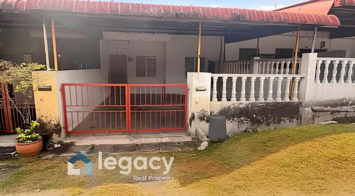 Teres Setingkat Kos Rendah untuk dijual di Taman Sri Damai, Tapah.