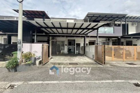 Rumah Teres 2 Tingkat untuk dijual di Taman Klebang Putra, Ipoh.