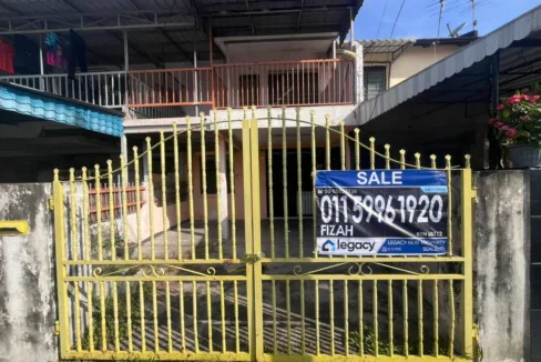 Teres Dua Tingkat Kos Rendah untuk dijual di Taman Klebang Jaya, Chemor, Perak