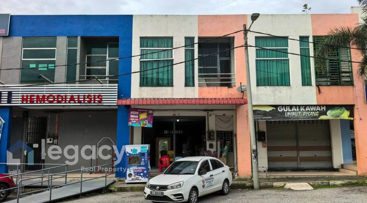 Kedai dua tingkat untuk dijual di Sentral Sungkai Perdana, Sungkai, Perak