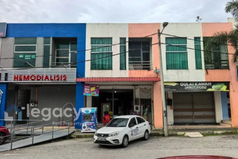 Kedai dua tingkat untuk dijual di Sentral Sungkai Perdana, Sungkai, Perak