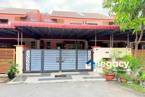 Rumah teres 2 tingkat untuk dijual di Taman Klebang Putra, Chemor, Perak