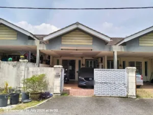 Teres satu tingkat untuk dijual di Taman Kamunting 1, Taiping, Perak