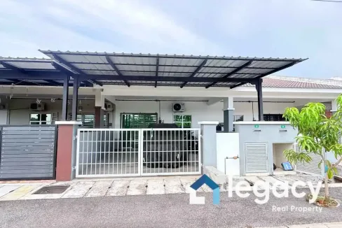 Rumah teres cluster 1 tingkat untuk dijual di Taman Kinding Flora, Tanjung Rambutan, Perak