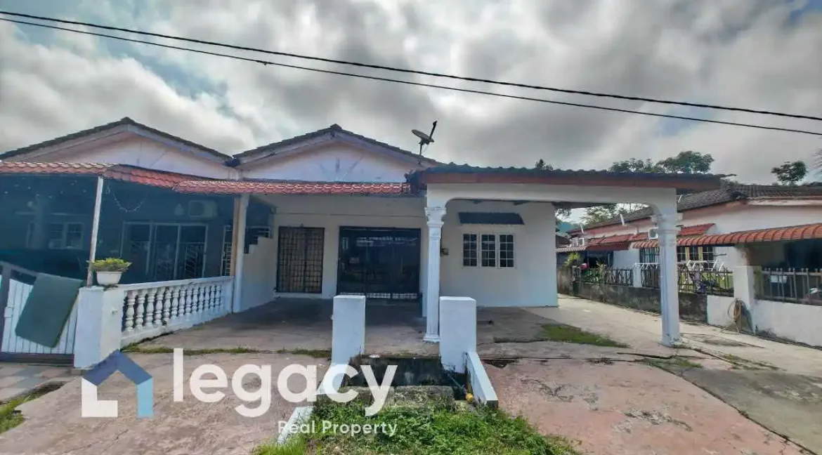 Rumah semi d satu tingkat untuk dijual di Taman Sri Temenggor, Gerik, Perak