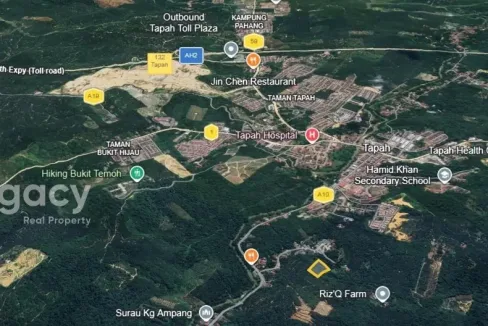 Tanah pertanian untuk dijual di Sungei Raiya, Batang Padang, Perak
