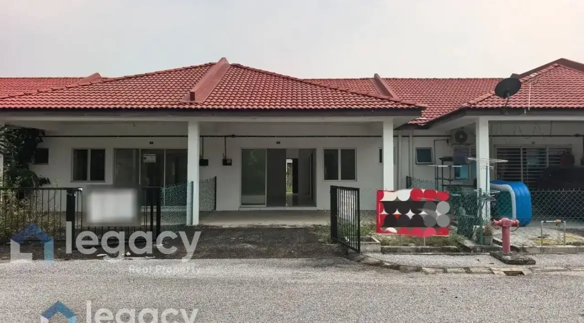 Rumah teres setingkat untuk dijual di Taman Kinding Perdana, Chemor, Perak
